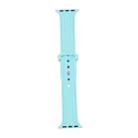 King Kong Silicone Watch Band For Apple Watch Series 8&7 41mm / SE 2&6&SE&5&4 40mm / 3&2&1 38mm(Sea Blue) - 1