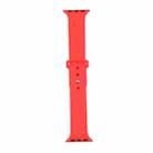 King Kong Silicone Watch Band For Apple Watch Series 8&7 41mm / SE 2&6&SE&5&4 40mm / 3&2&1 38mm(Red) - 1