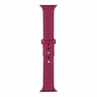 King Kong Silicone Watch Band For Apple Watch Series 8&7 41mm / SE 2&6&SE&5&4 40mm / 3&2&1 38mm(Plum) - 1