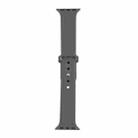 King Kong Silicone Watch Band For Apple Watch Series 8&7 41mm / SE 2&6&SE&5&4 40mm / 3&2&1 38mm(Charcoal) - 1