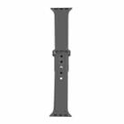 King Kong Silicone Watch Band For Apple Watch Series 9&8&7 41mm / SE 3&SE 2&6&SE&5&4 40mm / 3&2&1 38mm(Charcoal) - 1