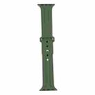 King Kong Silicone Watch Band For Apple Watch Ultra 49mm&Watch Ultra 2 49mm / Series 9&8&7 45mm / SE 3&SE 2&6&SE&5&4 44mm / 3&2&1 42mm(Military Green) - 1