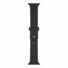 King Kong Silicone Watch Band For Apple Watch Ultra 49mm / Series 8&7 45mm / SE 2&6&SE&5&4 44mm / 3&2&1 42mm(Black) - 1