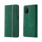 For OPPO A52 / A72 / A92 Splicing Skin Feel Magnetic Leather Phone Case(Green) - 1