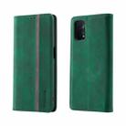 For OPPO A54 / A74 5G Splicing Skin Feel Magnetic Leather Phone Case(Green) - 1