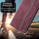 For OPPO Find X3 / X3 Pro Splicing Skin Feel Magnetic Leather Phone Case(Wine Red) - 7