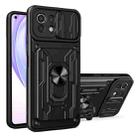 For Xiaomi Mi 11 Lite Sliding Camshield Card Phone Case(Black) - 1