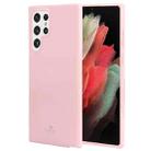 For Samsung Galaxy S22 Ultra 5G GOOSPERY PEARL JELLY Shockproof TPU Phone Case(Pink) - 1