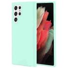 For Samsung Galaxy S22 Ultra 5G GOOSPERY SOFT FEELING Liquid TPU Soft Case(Mint Green) - 1