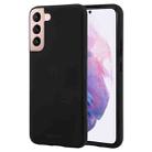 For Samsung Galaxy S22+ 5G GOOSPERY SOFT FEELING Liquid TPU Soft Case(Black) - 1