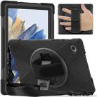 For Samsung Galaxy Tab A8 10.5 2021 Silicone + PC Tablet Case(Black) - 1