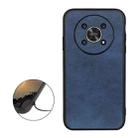 For Honor X30 / X40 GT Accurate Hole Two-color Calf Texture Shockproof Phone Case(Blue) - 1