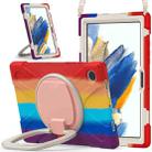 For Samsung Galaxy Tab A8 10.5 2021 Silicone + PC Tablet Case(Colorful Red) - 1