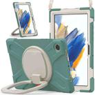 For Samsung Galaxy Tab A8 10.5 2021 Silicone + PC Tablet Case(Emerald Green) - 1