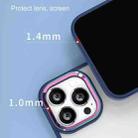 For iPhone 13 Colorful Metal Lens Ring Phone Case(Translucent) - 6