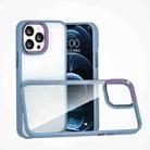 For iPhone 13 Pro Colorful Metal Lens Ring Phone Case (Baby Blue) - 1