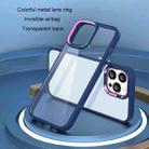 For iPhone 13 Pro Colorful Metal Lens Ring Phone Case (Baby Blue) - 4