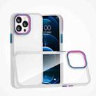 For iPhone 13 Pro Max Colorful Metal Lens Ring Phone Case (Translucent) - 1