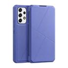 For Samsung Galaxy A53 5G DUX DUCIS Skin X Series Horizontal Flip Leather Phone Case(Blue) - 1