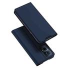 For OPPO Reno7 Pro 5G DUX DUCIS Skin Pro Series Horizontal Flip Leather Phone Case(Blue) - 1