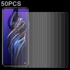 50 PCS 0.26mm 9H 2.5D Tempered Glass Film For Tecno Pova 5G - 1