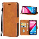 Leather Phone Case For Infinix Smart 5 Pro(Brown) - 1