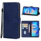 Leather Phone Case For Tecno Spark 8T(Blue) - 1