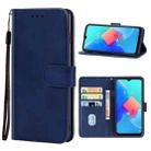 Leather Phone Case For Tecno Spark Go 2022(Blue) - 1