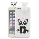 For iPhone 6 Plus Cartoon Shockproof TPU Protective Case with Holder(Panda) - 1