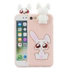 For iPhone 7 / 8 Cartoon Shockproof TPU Protective Case with Holder(Rabbit) - 1