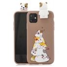 For iPhone 11 Pro Cartoon Shockproof TPU Protective Case with Holder(Hamsters) - 1