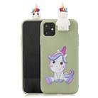 For iPhone 11 Cartoon Shockproof TPU Protective Case with Holder(Unicorn) - 1