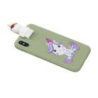 For iPhone XR Cartoon Shockproof TPU Protective Case with Holder(Unicorn) - 4