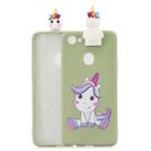 For OPPO F7 Cartoon Shockproof TPU Protective Case with Holder(Unicorn) - 1