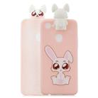 For OPPO F7 Cartoon Shockproof TPU Protective Case with Holder(Rabbit) - 1