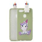 For  OPPO F9 Cartoon Shockproof TPU Protective Case with Holder(Unicorn) - 1