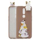 For OPPO F11 Cartoon Shockproof TPU Protective Case with Holder(Hamsters) - 1
