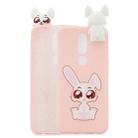 For OPPO F11 Cartoon Shockproof TPU Protective Case with Holder(Rabbit) - 1