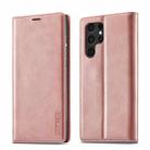 For Samsung Galaxy S22 LC.IMEEKE Soft PU + TPU Magnetic Skin-friendly Feeling Leather Phone Case(Rose Gold) - 1