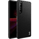 For Sony Xperia 1 III imak LX-5 Series PC + TPU Case with Screen Protector(Carbon Fiber Texture) - 1