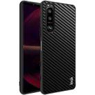 For Sony Xperia 5 III imak LX-5 Series PC + TPU Case with Screen Protector(Carbon Fiber Texture) - 1