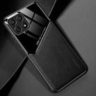 For Honor X30i All-inclusive Leather + Organic Glass Phone Case(Black) - 1