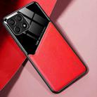 For Honor X30i All-inclusive Leather + Organic Glass Phone Case(Red) - 1