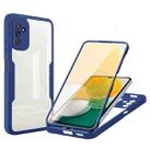 For Samsung Galaxy A13 5G Acrylic + TPU 360 Degrees Full Coverage Shockproof Phone Case(Blue) - 1