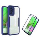 For Samsung Galaxy A52 5G / 4G Acrylic + TPU 360 Degrees Full Coverage Shockproof Phone Case(Blue) - 1