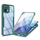For Xiaomi Mi 11 Acrylic + TPU 360 Degrees Full Coverage Shockproof Phone Case(Green) - 1