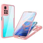 For Xiaomi Redmi Note 11 5G China Acrylic + TPU 360 Degrees Full Coverage Shockproof Phone Case(Pink) - 1