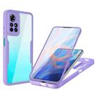 For Xiaomi Redmi Note 11 5G China Acrylic + TPU 360 Degrees Full Coverage Shockproof Phone Case(Purple) - 1