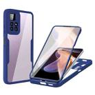 For Xiaomi Redmi Note 11 Pro Acrylic + TPU 360 Degrees Full Coverage Shockproof Phone Case(Blue) - 1