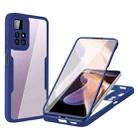 For Xiaomi Redmi Note 11 Pro / Note 11 Pro+ Acrylic + TPU 360 Degrees Full Coverage Shockproof Phone Case(Blue) - 1
